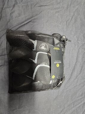 Body Glove Black Dog Paw Protectors with Reflective Trim